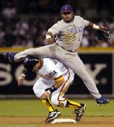 Padre Throwbacks (AP Photo/Denis Poroy) 