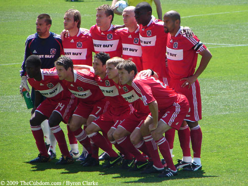 Chicago Fire starting eleven